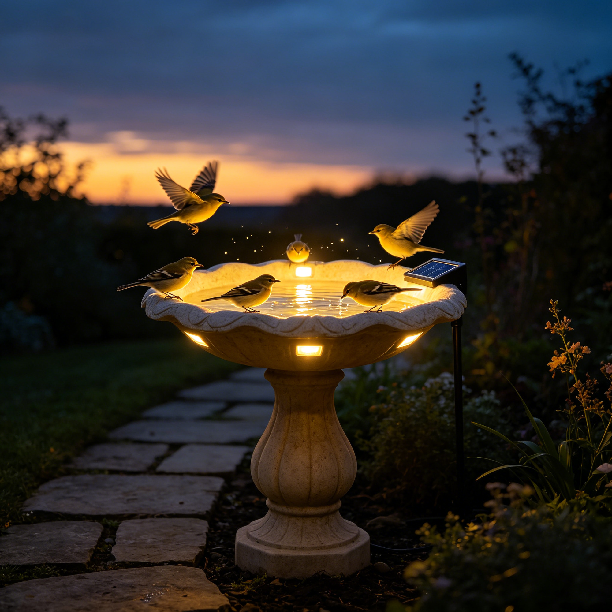 The Benefits of Outdoor Bird Feeders and Bird Baths