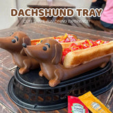 Dachshund Hot Dog Holder, Cute Sausage Dog Shaped Hot Dog Tray for Party