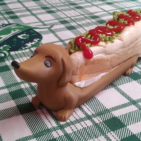 Dachshund Hot Dog Holder, Cute Sausage Dog Shaped Hot Dog Tray for Party