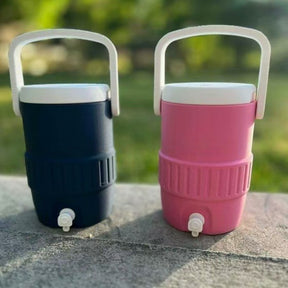 Portable Insulated Beverage Cooler, Mini Water Jug with Tap for Outdoor Camping & Picnic