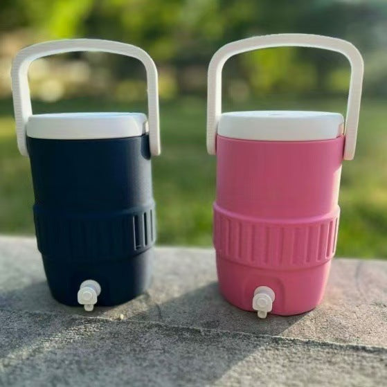 Portable Insulated Beverage Cooler, Mini Water Jug with Tap for Outdoor Camping & Picnic
