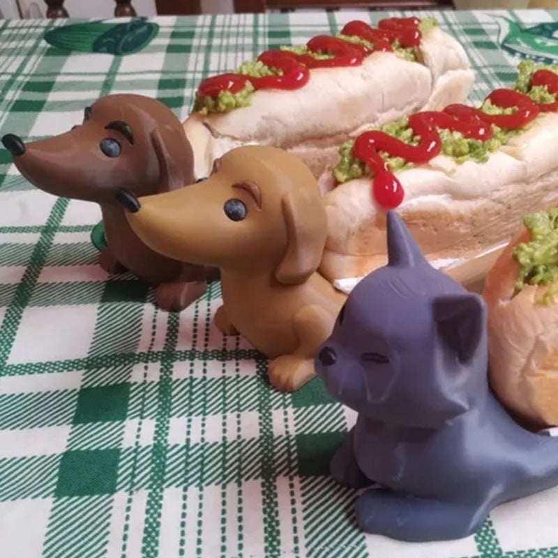 Dachshund Hot Dog Holder, Cute Sausage Dog Shaped Hot Dog Tray for Party