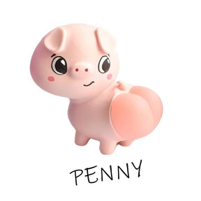 5pcs Animal Butt Squishy Toys, Soft Slow Rising Squeeze Toys for Stress Relief