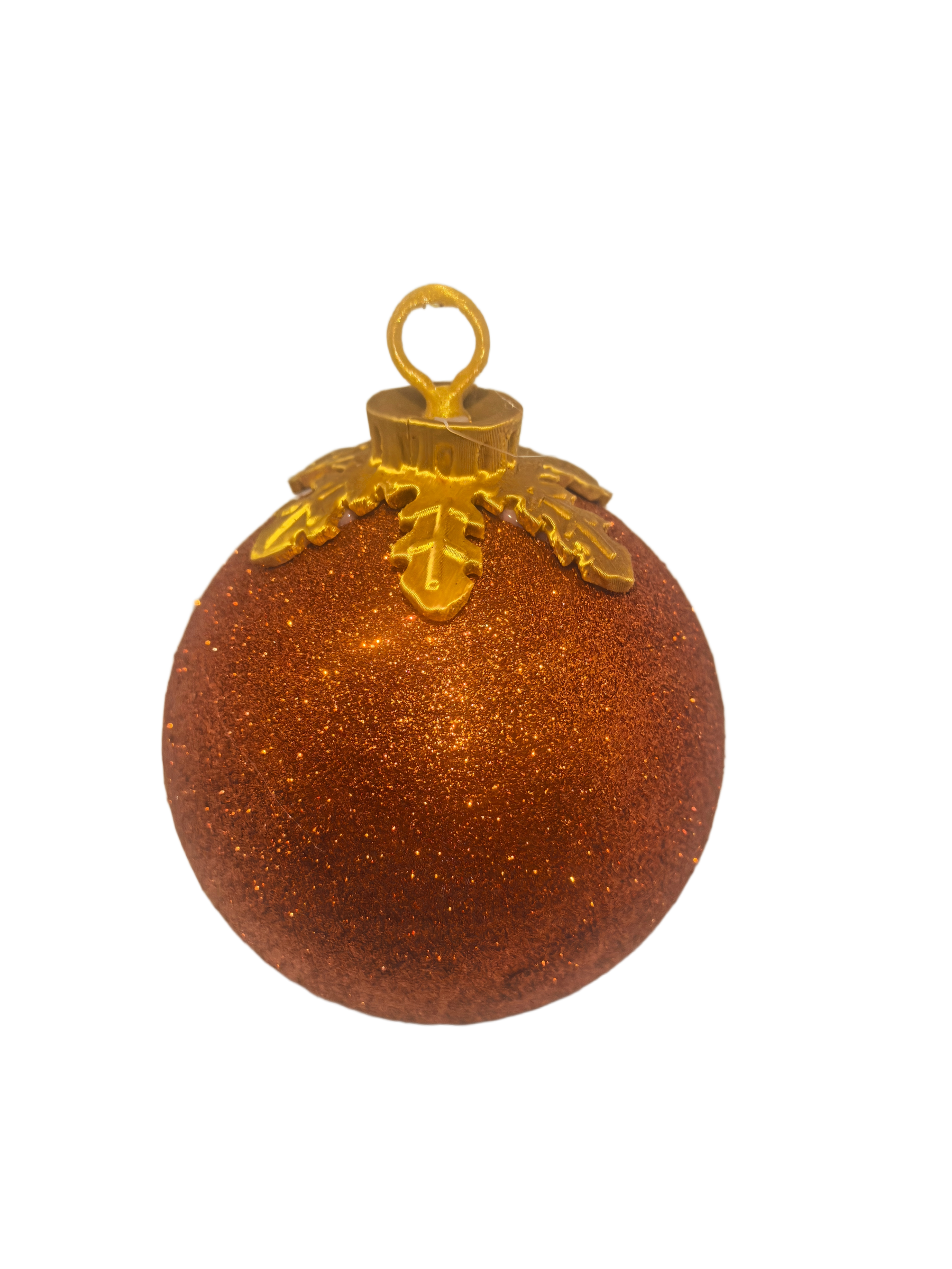6" Lighted Mercury Glass Christmas Ball Ornament, LED Large Christmas Ornament for Tree & Outdoor